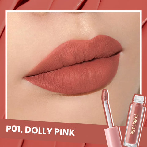 Melting Matte® Liquid Lipsticks #P01 DOLLY PINK - Focallure™ Arabia