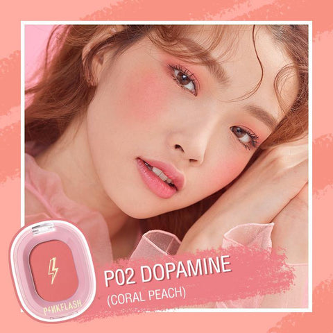 Chic Cheeks® Blush Single #P02 DOPAMINE - Focallure™ Arabia