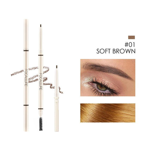 Artist Superfine® Round Tip Brow Pen #01 SOFT BROWN - Focallure™ Arabia