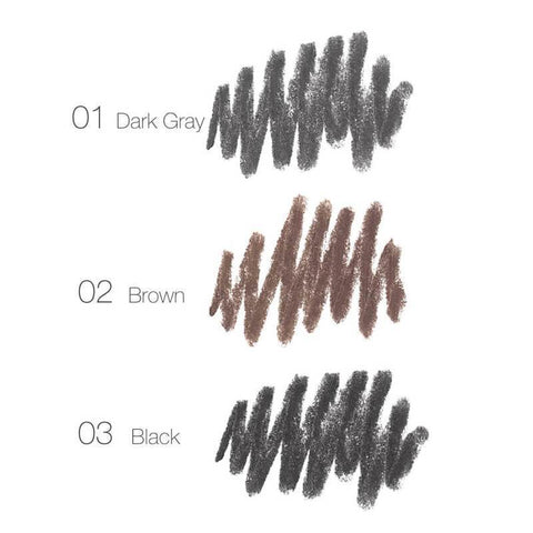Double Take® Auto Brow Pen #01 DARK GRAY - Focallure™ Arabia