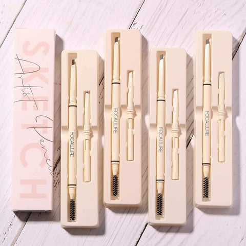 Artist Sketch® Triangular Tip Brow Pen #01 SOFT BROWN - Focallure™ Arabia