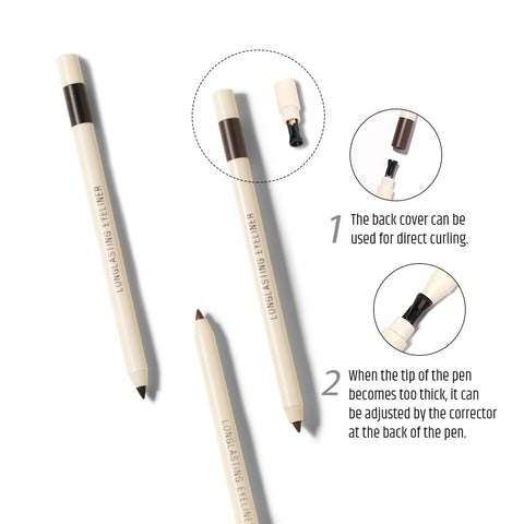 Lasting® Gel Eyeliner Pencil #02 CHOCOLATE - Focallure™ Arabia